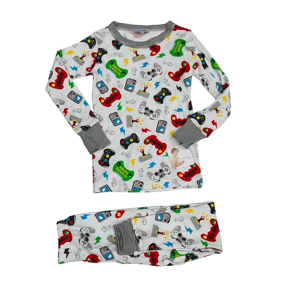 NWT Magnolia Baby 3T Gamer Long Pajamas